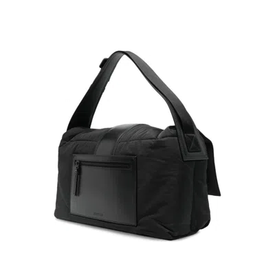 Jacquemus The Messenger Bambino Bag With Adjustable Shoulder Strap In Black