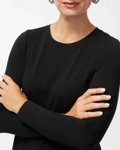 Chico's Touch Of Cool™ Layering Tee In Black Size 20/22 |