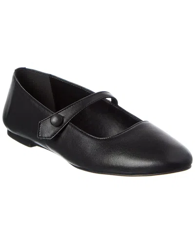 M By Bruno Magli Sofia Leather Flat In Black