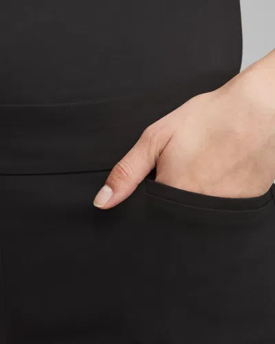 Chico's Brigitte Rivet Pull-on Capri Pants In Black In Black