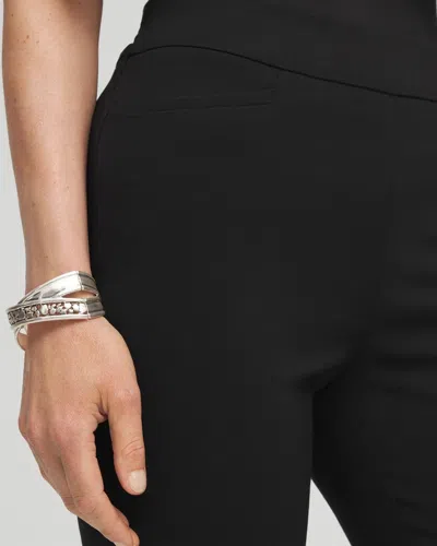 Chico's Brigitte Pull-on Slim Ankle Pants In Black In Black