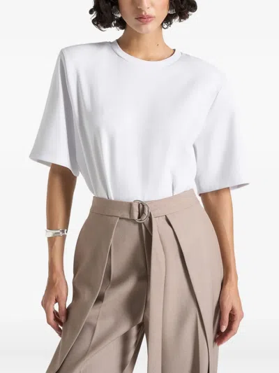 Manière De Voir Mia Bodysuit In White