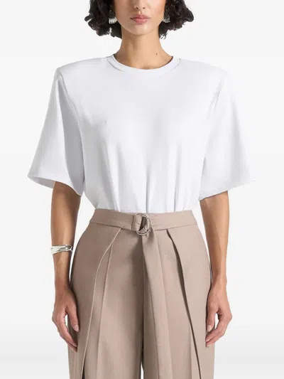 Manière De Voir Mia Bodysuit In White