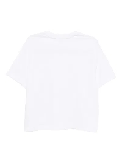 Lacoste Oversized Draped T-shirt In White