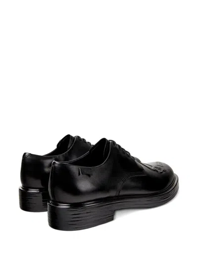 Camper Norman Leather Shoes In Black