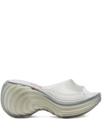 X MELISSA SWIRL 厚底凉鞋