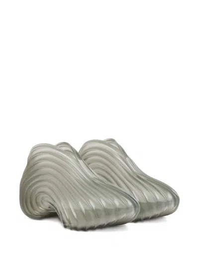 Diesel X Melissa Ribbed Wave Sneakers In Gray