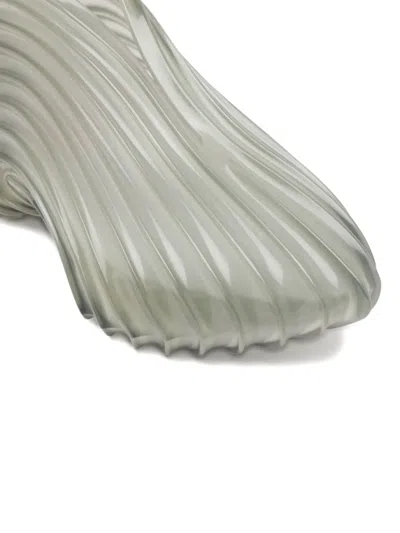 Diesel X Melissa Ribbed Wave Sneakers In Gray