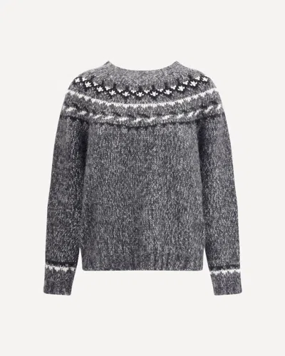 P.a.r.o.s.h P. A.r. O.s. H. Alpaca Sweater In Gray