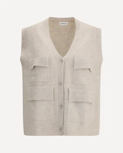 P.a.r.o.s.h P. A.r. O.s. H. Maxi Pocket Vest In White