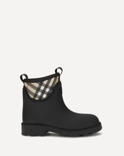 Burberry Women Marsh Stamp Rubber Ankle Boots In Multi