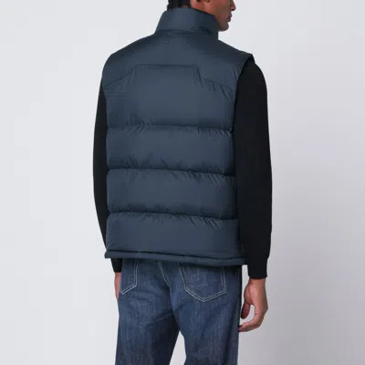 Polo Ralph Lauren Padded Gorham Navy Blue Vest In Blue