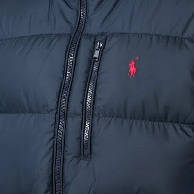 Polo Ralph Lauren Padded Gorham Navy Blue Vest In Blue