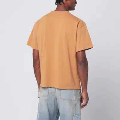 Brain Dead Cumin-coloured Information Age Occultism T-shirt In Sand