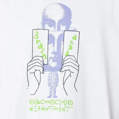 Brain Dead Subconscious Printed T-shirt In White