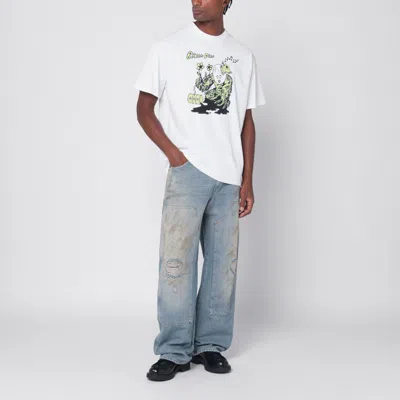 Brain Dead Nuclear Evolution Printed T-shirt In White