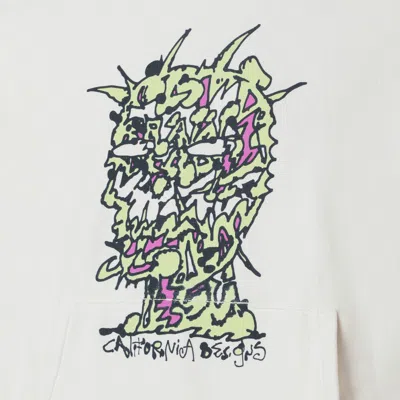 Brain Dead Light Beige Scrambled Head Sweatshirt In Blue