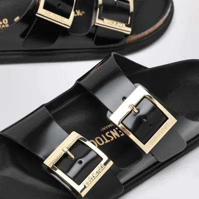 Birkenstock Maison Margiela Green Linen-blend Shirts In Black