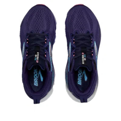 Brooks Glycerin Gts 22 Running Shoe In Blue