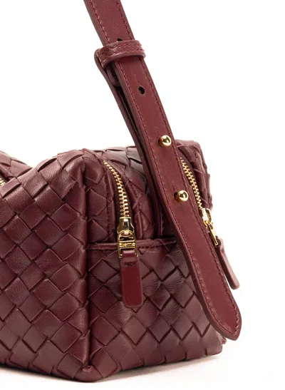 Elleme Double-zip Leather Cross Body Bag In Brown