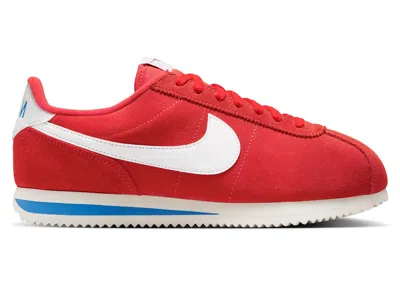 Pre-owned Nike Cortez Photo Blue (women's) Sneakers In Light Crimson/light Photo Blue/sail
