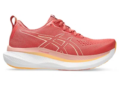 Pre-owned Asics Glideride Max (women's) Sneakers In Dark Pink Clay/orange Glow In Multi
