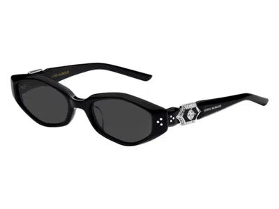 Pre-owned Gentle Monster Women's  Vegax 01 Sunglasses In Black/gray In Multi