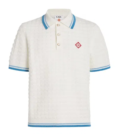 Casablanca Boucle Polo In White