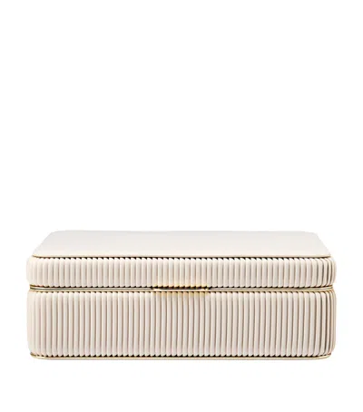 Wolf Medium Bella Jewellery Box In Neutral