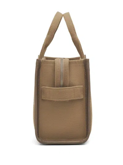 Marc Jacobs Mud Canvas Mini The Tote Bag Handbag In Brown