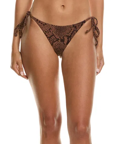 Mara Hoffman Lei Bikini Bottom In Brown