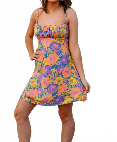 Billabong Dreaming Of Sun Mini Sundress In Blue