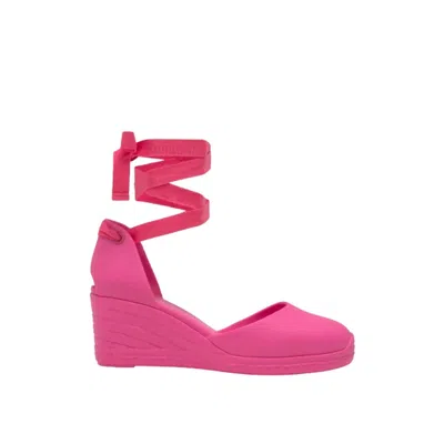 Castaã±er 70mm Careen Wedge Espadrilles In Pink