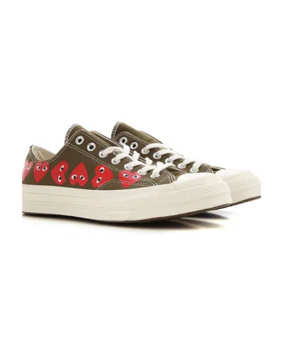 Comme Des Garçons Logo Micro-label Printed Sneakers In Multi