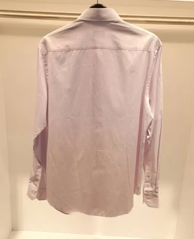 Giorgio Armani Lapel Long Sleeve Shirt In Brown