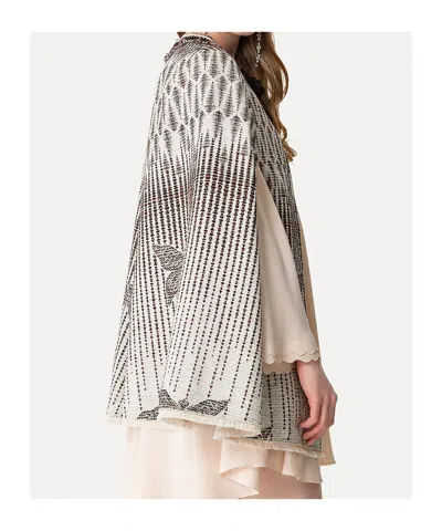 Forte Forte Geometric-pattern Bow Jacket In Gray