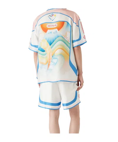 Casablanca 'dream Of Mount Fuji' Shirt In White