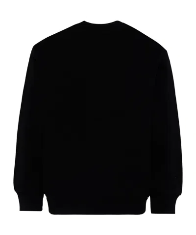 Marni Logo Print Crewneck Sweatshirt Kids In Black
