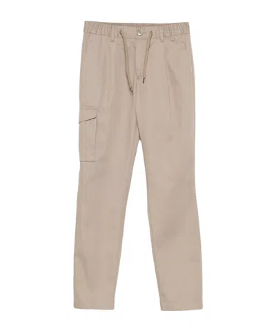 Herno Drawstring Cargo Trousers In Brown
