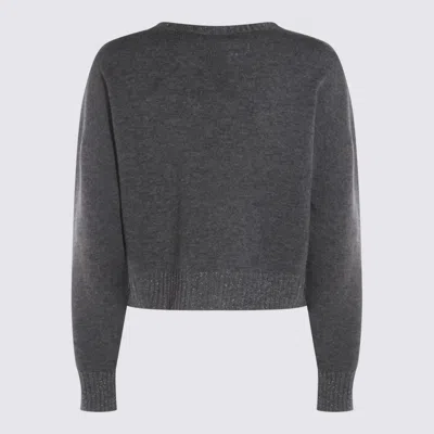 Twinset Twin-set Soft Wool Blend Sweater In Gray