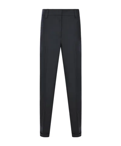 Antonelli Trousers Blacks And Greys In Black