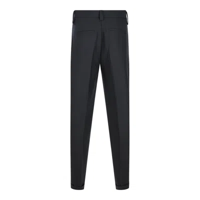 Antonelli Trousers Blacks And Greys In Black