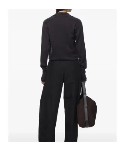 Studio Nicholson Sweaters Brown In Blue