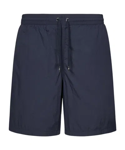 Herno Drawstring Swimming Trunks In Blue