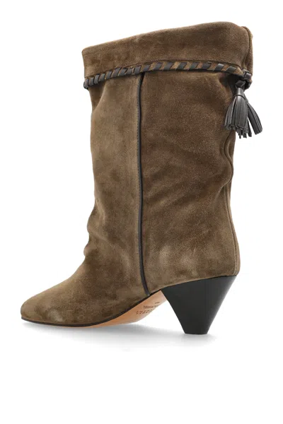 Isabel Marant Boot "dalby" In Green