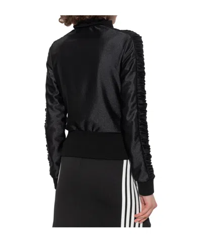 Balenciaga Sporty High Neck Jacket In Black