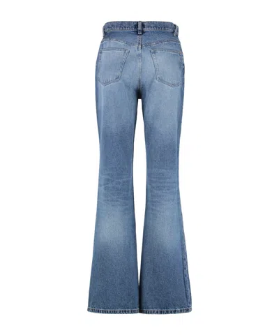 Apc A.p.c. Romy High-rise Flared Jeans In Blue