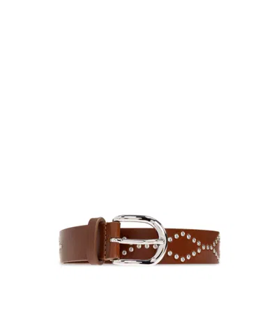 Isabel Marant Patterned Belt In Brown