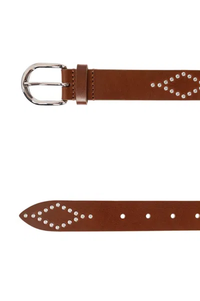 Isabel Marant Patterned Belt In Brown