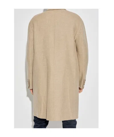 Etro Three-button Wool Coat In Neutral